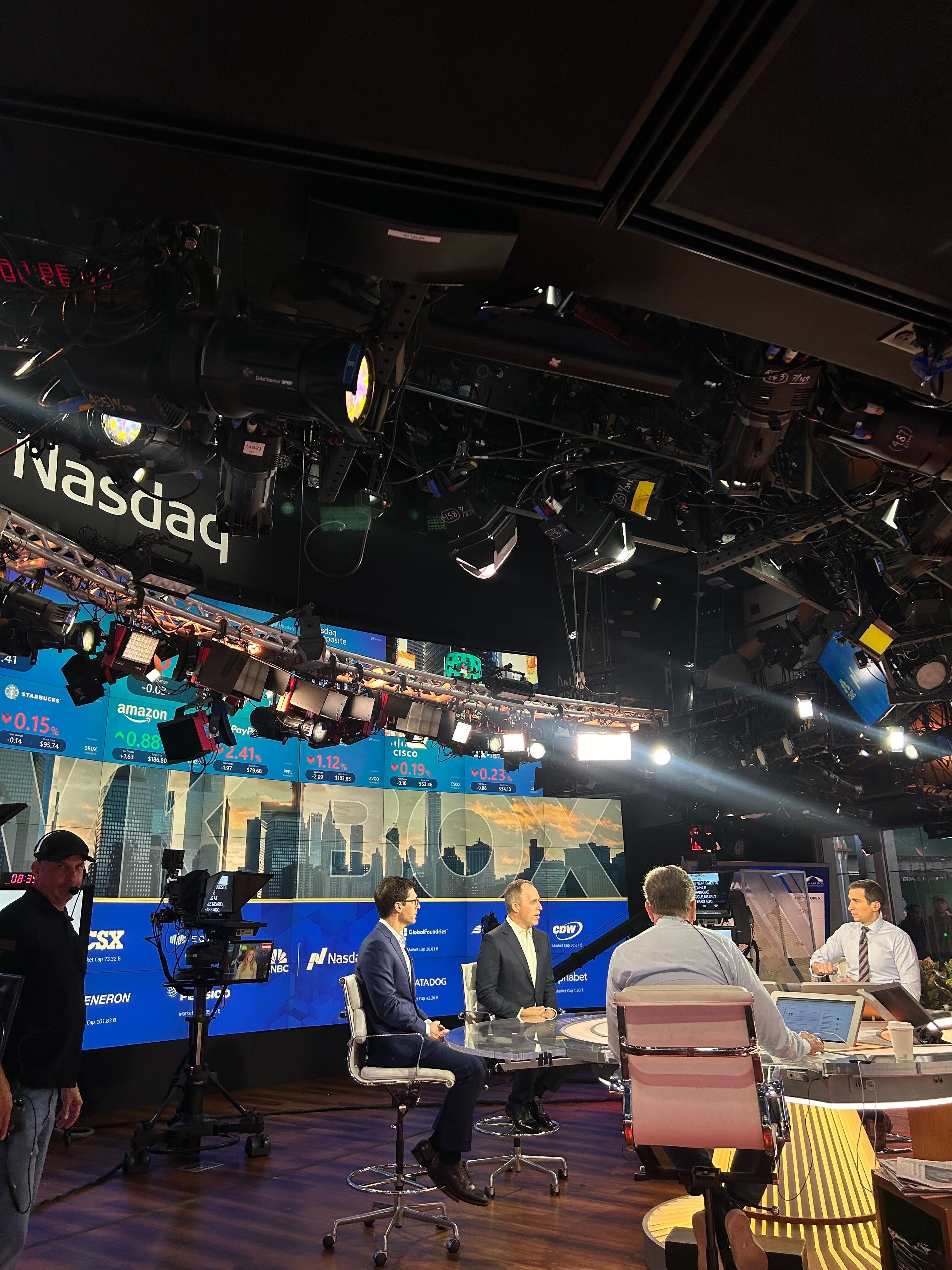 Nasdaq studio interview