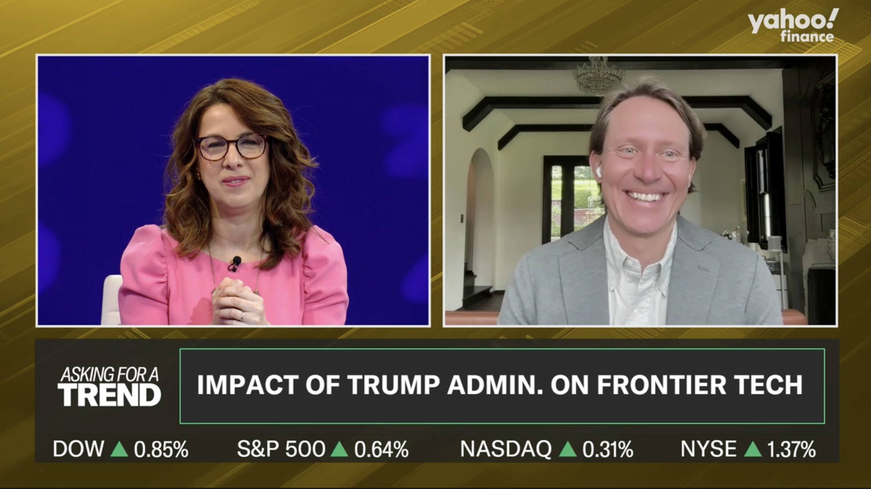 Yahoo Finance interview